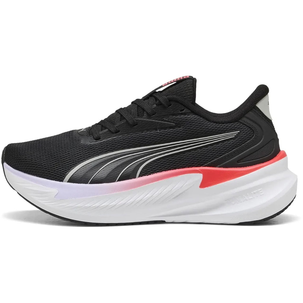 PUMA MaxStride Lite Running Shoes-Black-Lavender