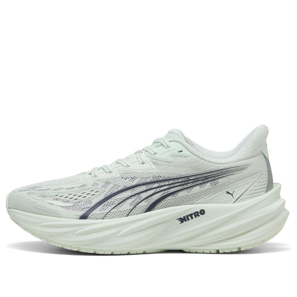 PUMA Velocity NITRO 5 Running Shoes-Alpine SnowSage Glow/Inky Depths