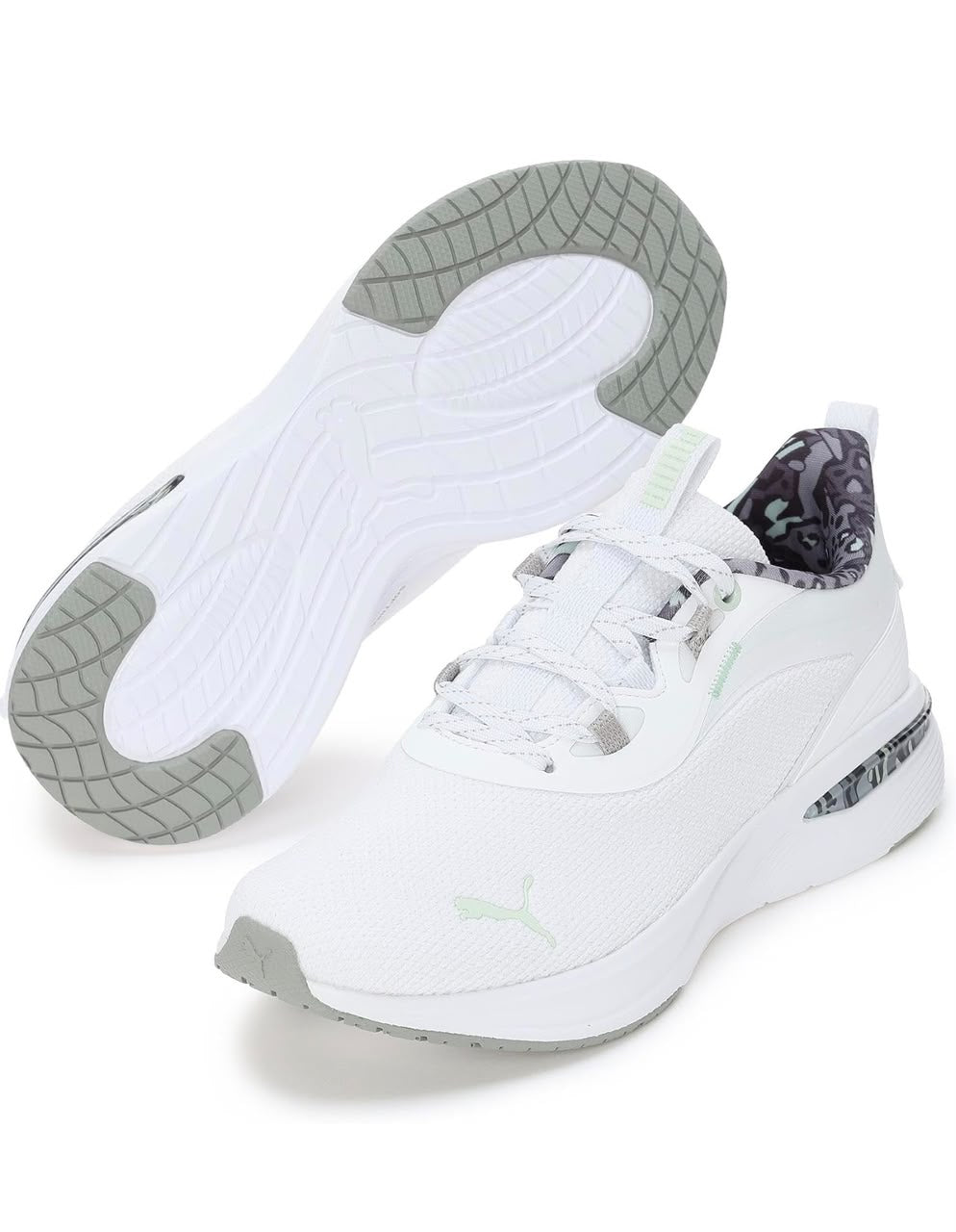 PUMA SOFTRIDE Charm Animal Sneakers-PUMA White-Smoked Pearl