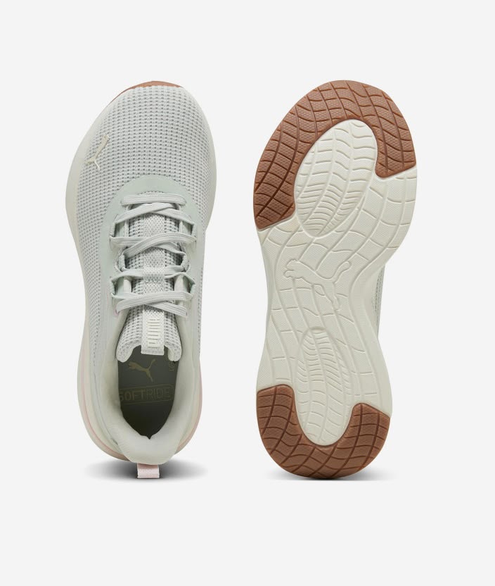 PUMA SOFTRIDE Charm Sneakers-Creme De Mint-Warm White-Powder Pink