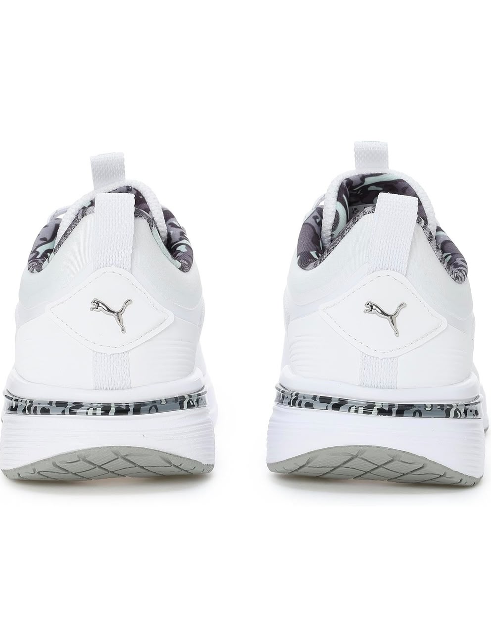 PUMA SOFTRIDE Charm Animal Sneakers-PUMA White-Smoked Pearl