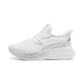 PUMA SOFTRIDE Sabrina Polished Chrome Sneakers-White