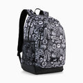 ACADEMY AOP Backpack Black-Tur front view