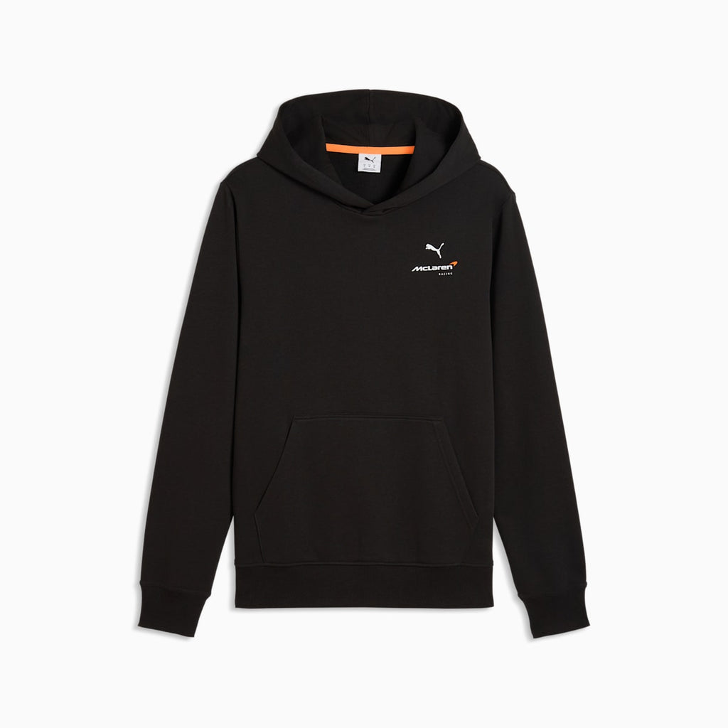 McLAREN Essentials Men's Hoodie - PUMA Black - front on white background