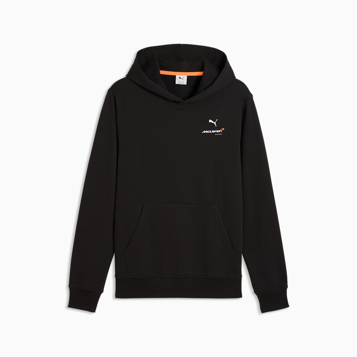 McLAREN Essentials Men's Hoodie - PUMA Black - front on white background