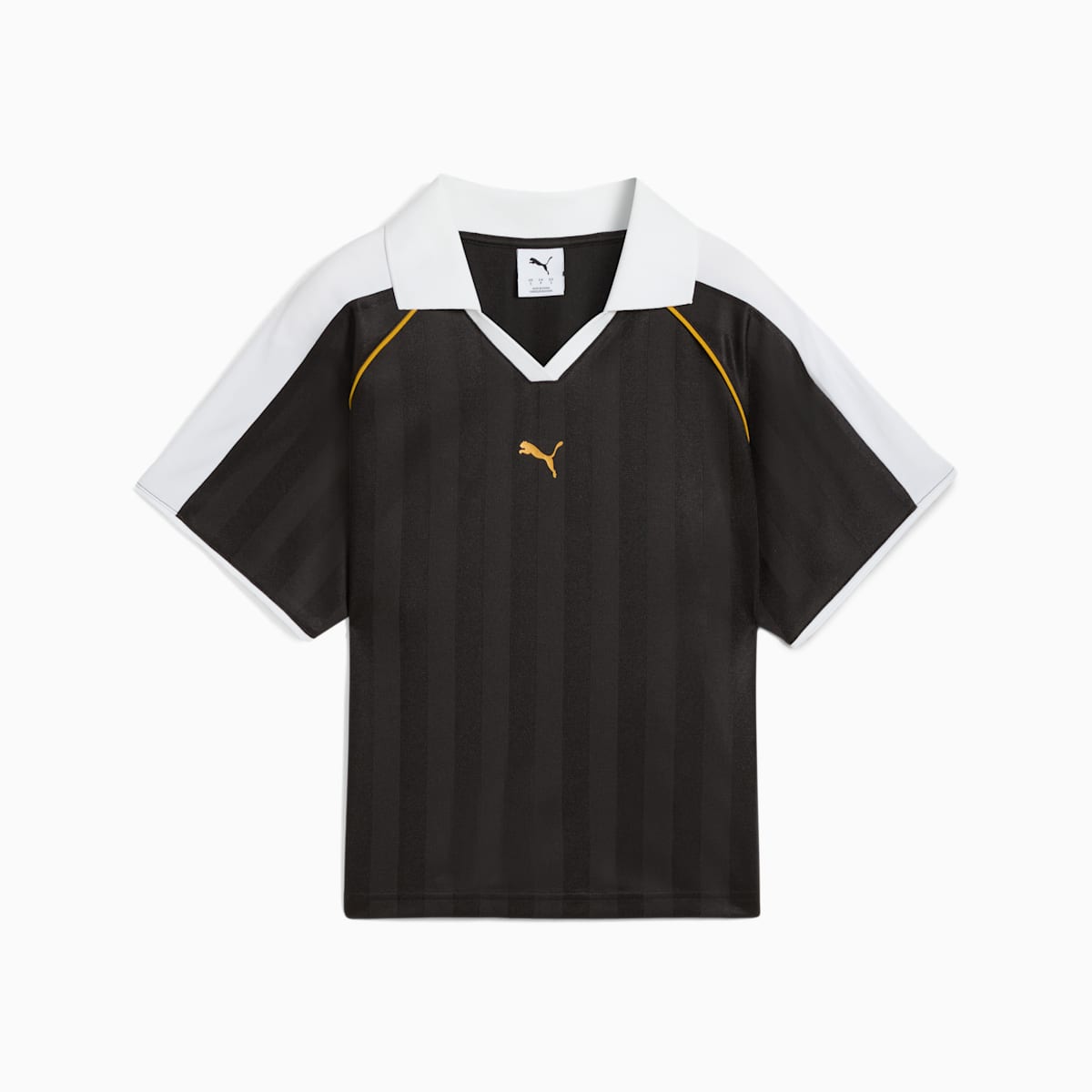 T7 Relaxed Football Jersey Women - PUMA Black front view