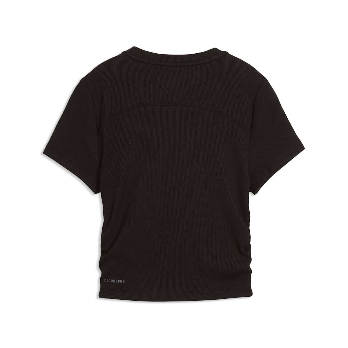 CLOUDSPUN Rib Tee Women - PUMA Black back view