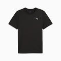 TAD ESSENTIALS Solid Cat Tee Men - PUMA Black - front on white background