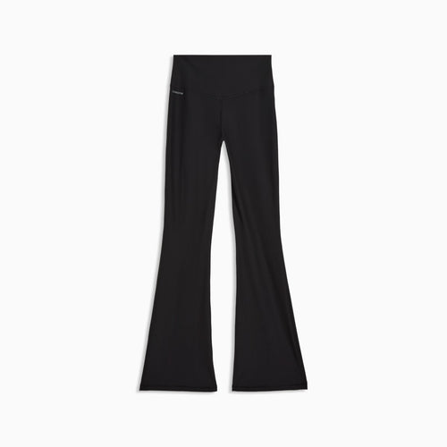 Cloudspun Ultra Soft Women's High Waisted Flared Training Tights - PUMA Black - back on white background