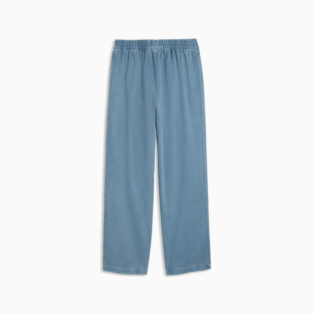 FUTURE.PUMA.ARCHIVE Relaxed Washed Twill Track Pants Unisex - Cool Blue - back on white background