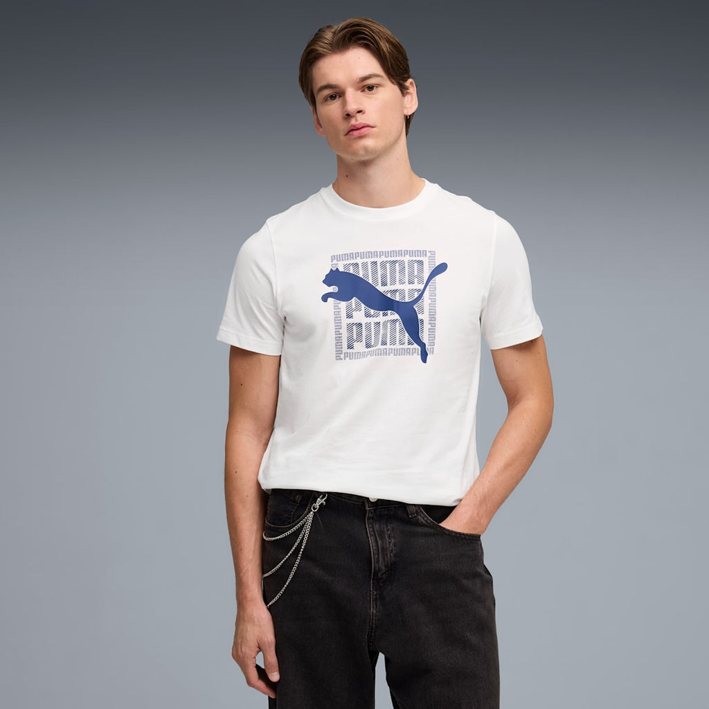PUMA Graphic Wording Tee Men - PUMA White image 4