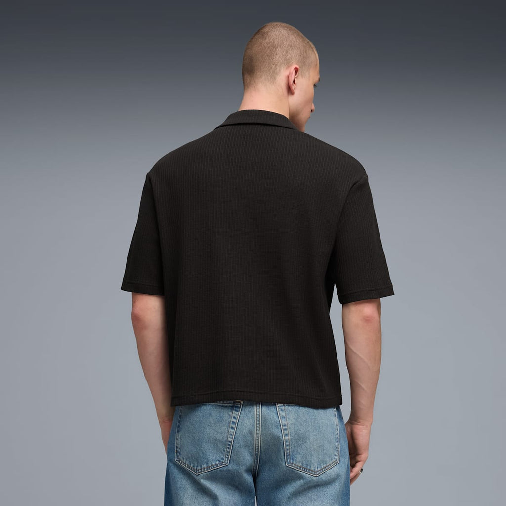 Wardrobe Essentials Boxy Shirt Men - PUMA Black image 5