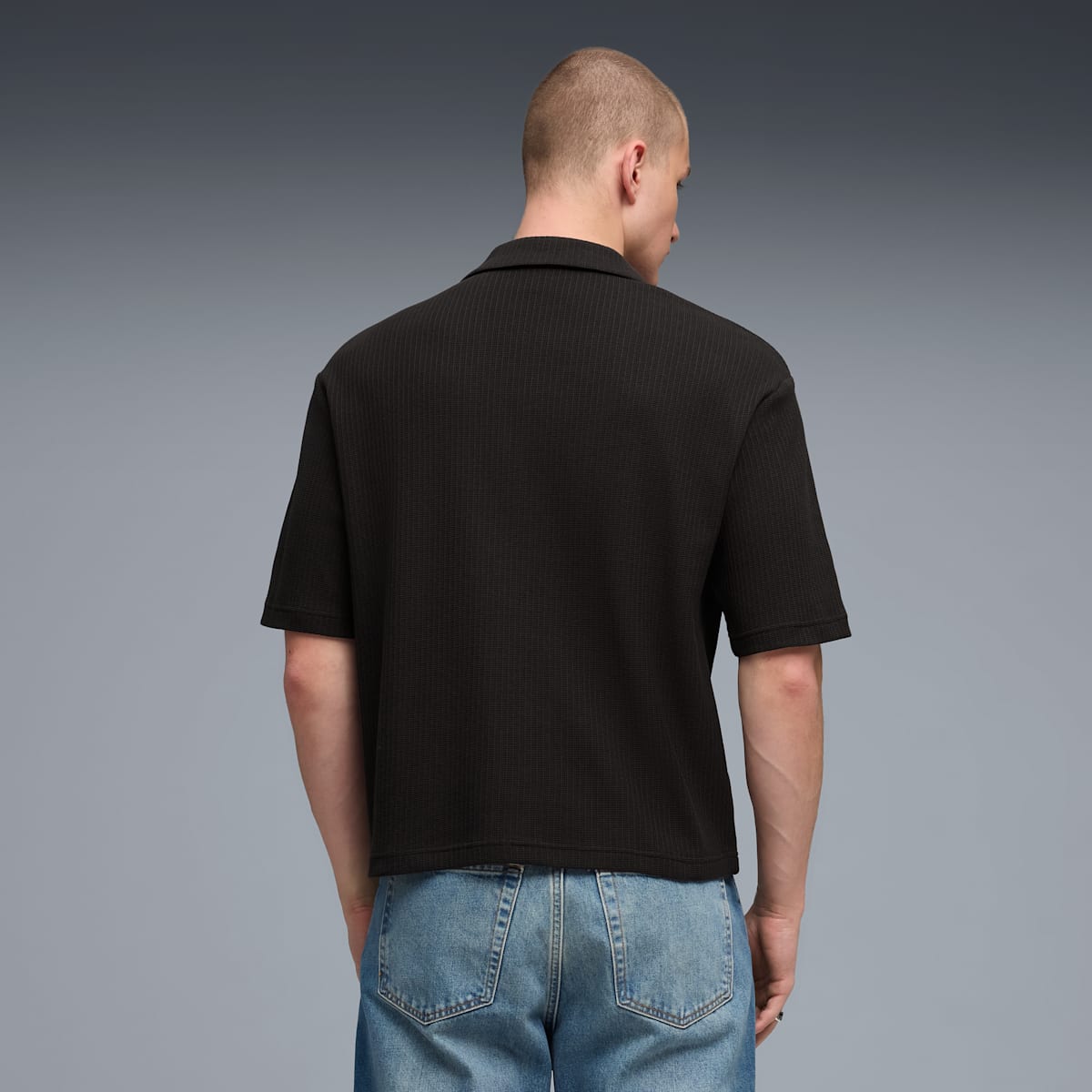Wardrobe Essentials Boxy Shirt Men - PUMA Black image 5