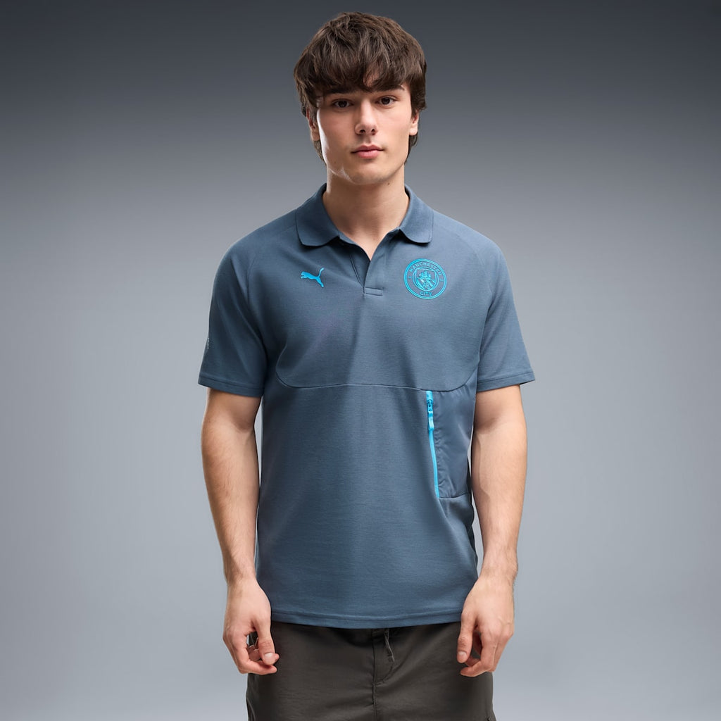 Camisa Polo Manchester City Pumatech Masculina - Colour 26 - on model