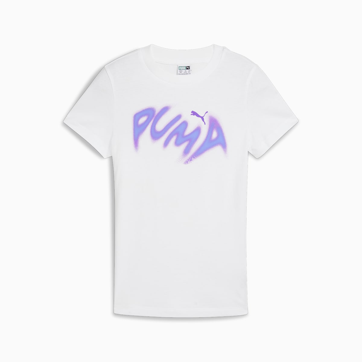 GRAPHICS Warped Tee G White front view