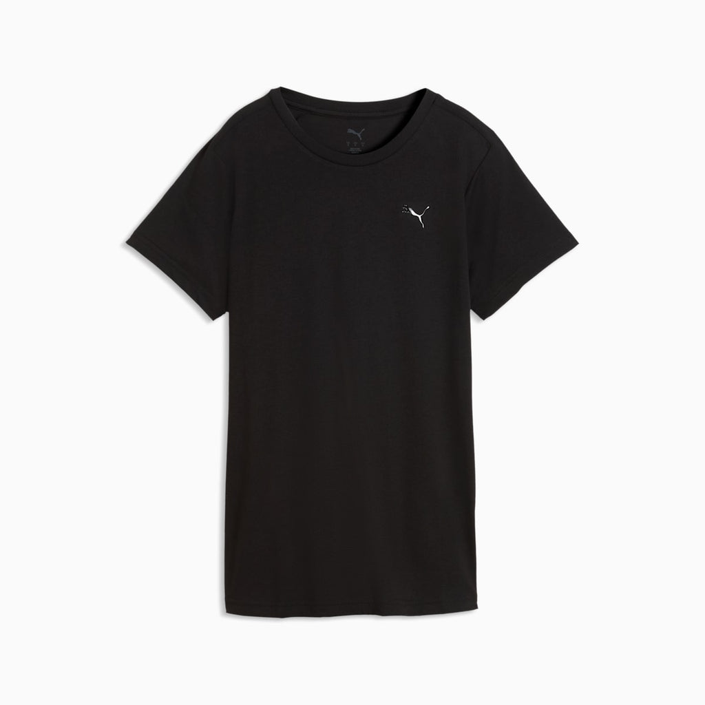 PUMATECH SENSE Women's Tee - PUMA Black - front on white background