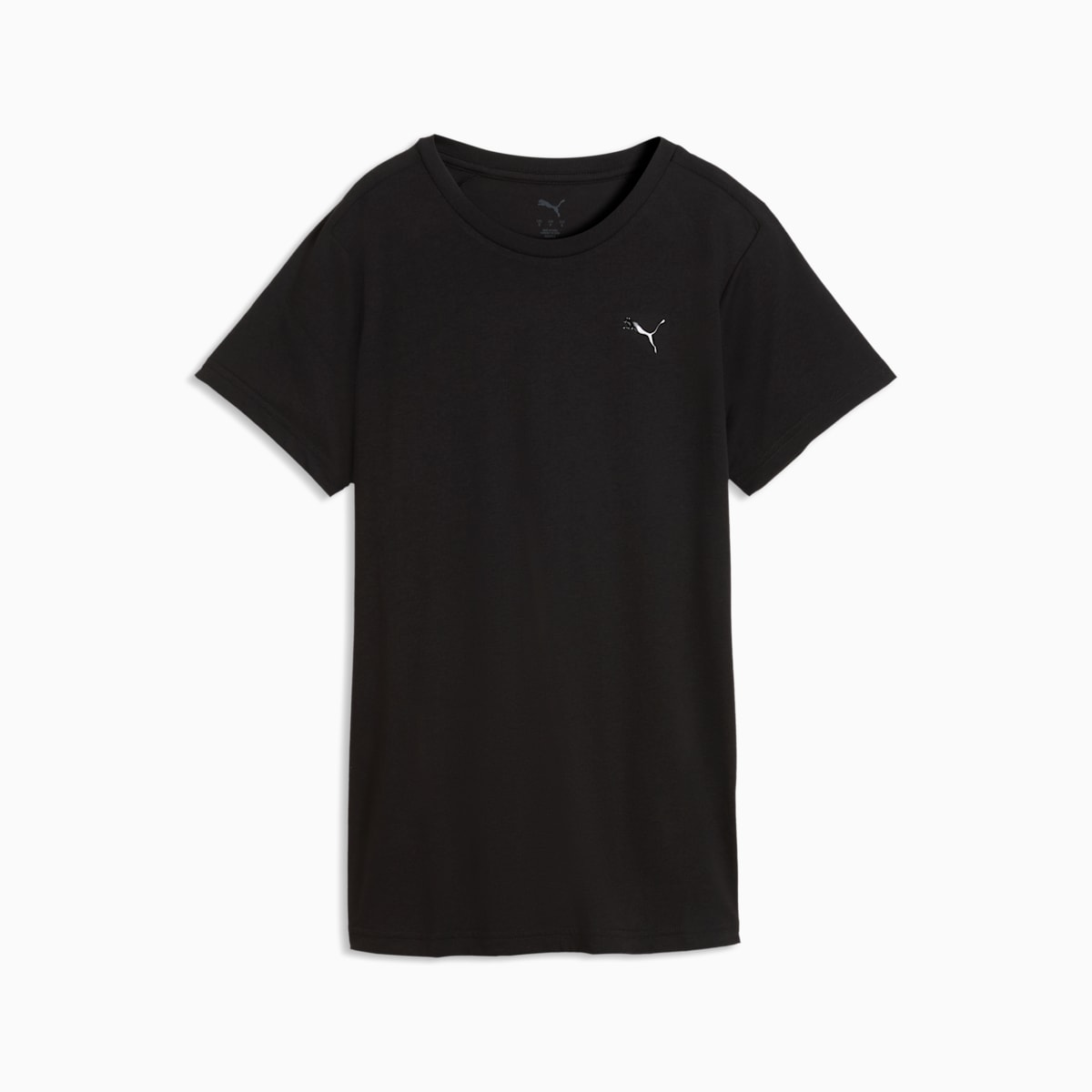PUMATECH SENSE Women's Tee - PUMA Black - front on white background