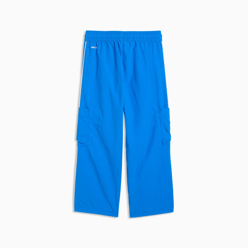 PUMA x TRANSFORMERS T7 Relaxed Cargo Pants Kids - Racing Blue - back on white background