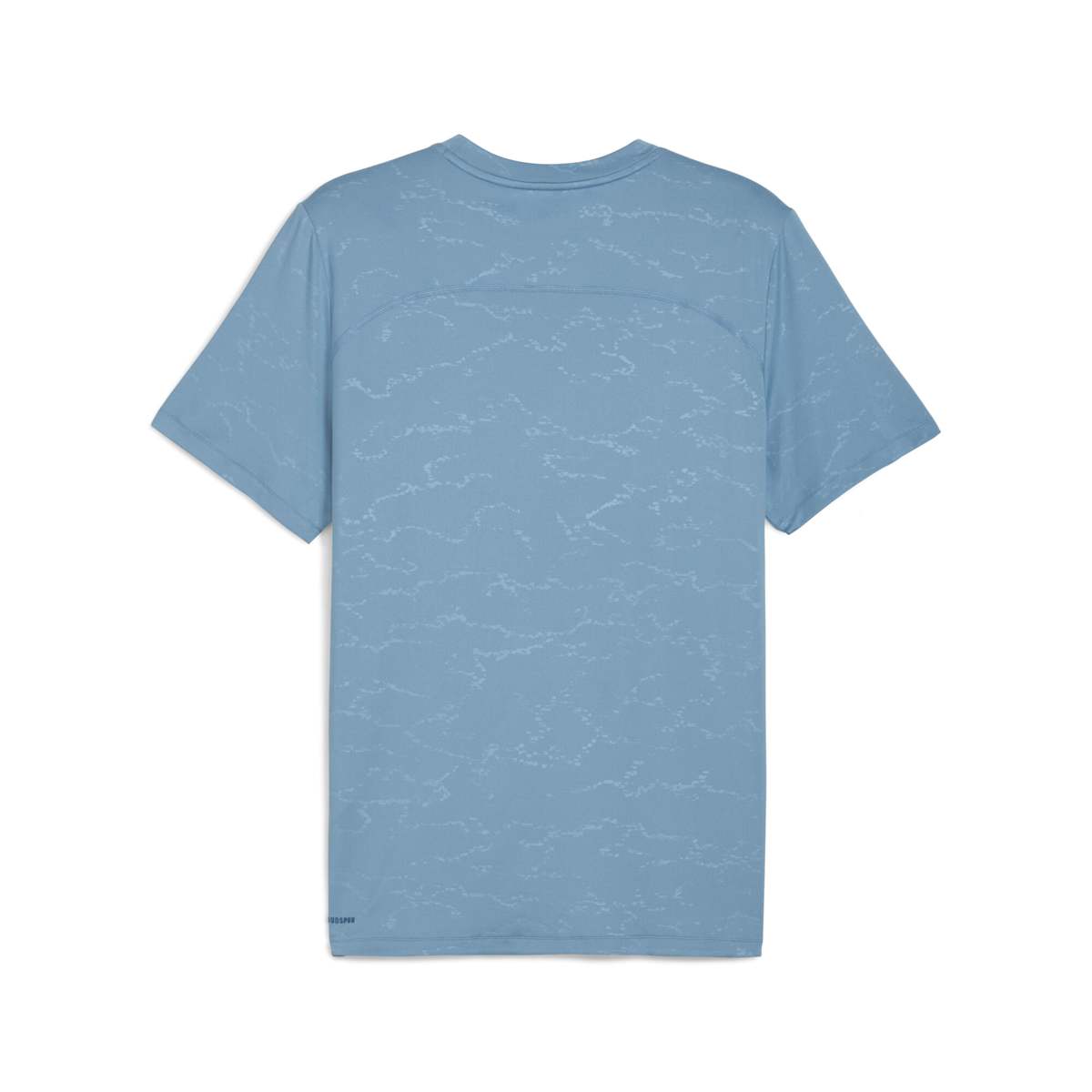 CLOUDSPUN Embossed Tee Men - Cool Blue back view