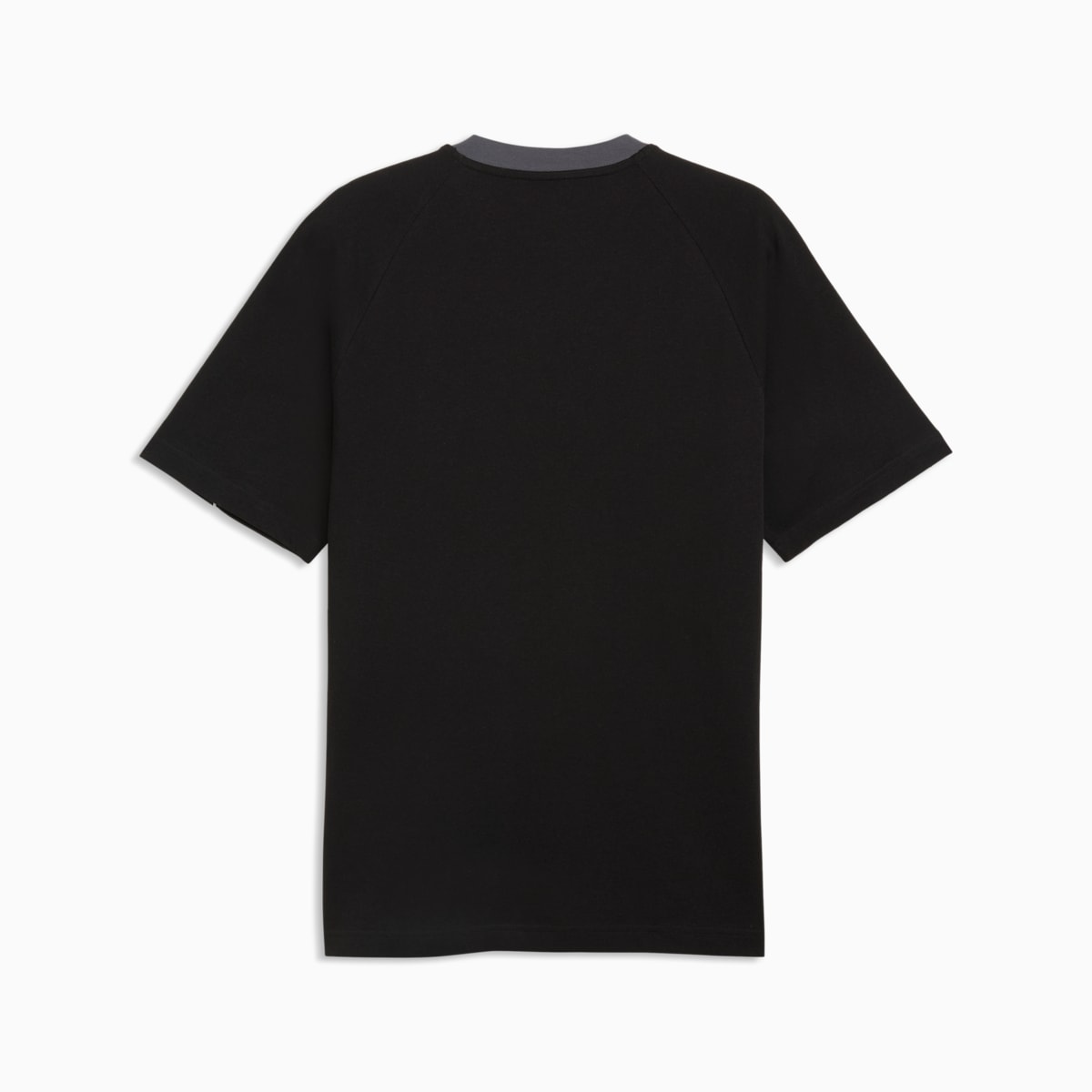 PUMA Sport Relaxed Colourblocked Tee Men - PUMA Black - back on white background
