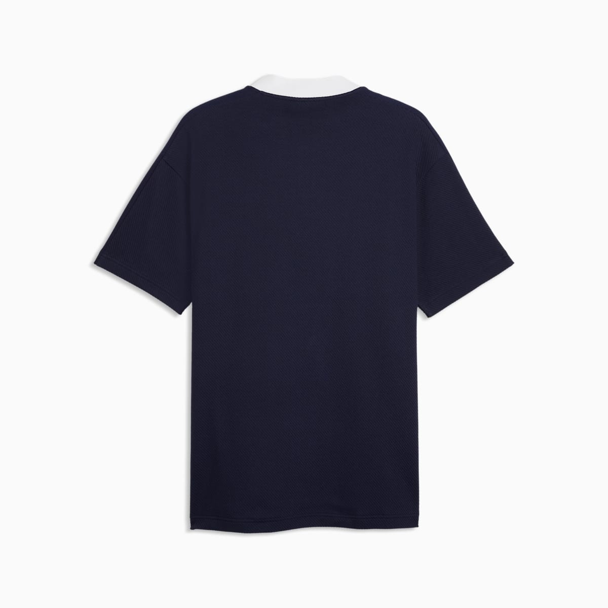 PUMA Class Relaxed Polo Men - PUMA Navy - back on white background