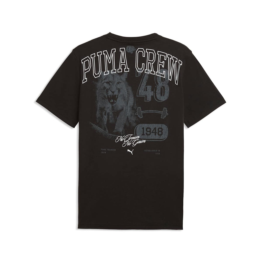 Graphics Training Tee Men - PUMA Black back view