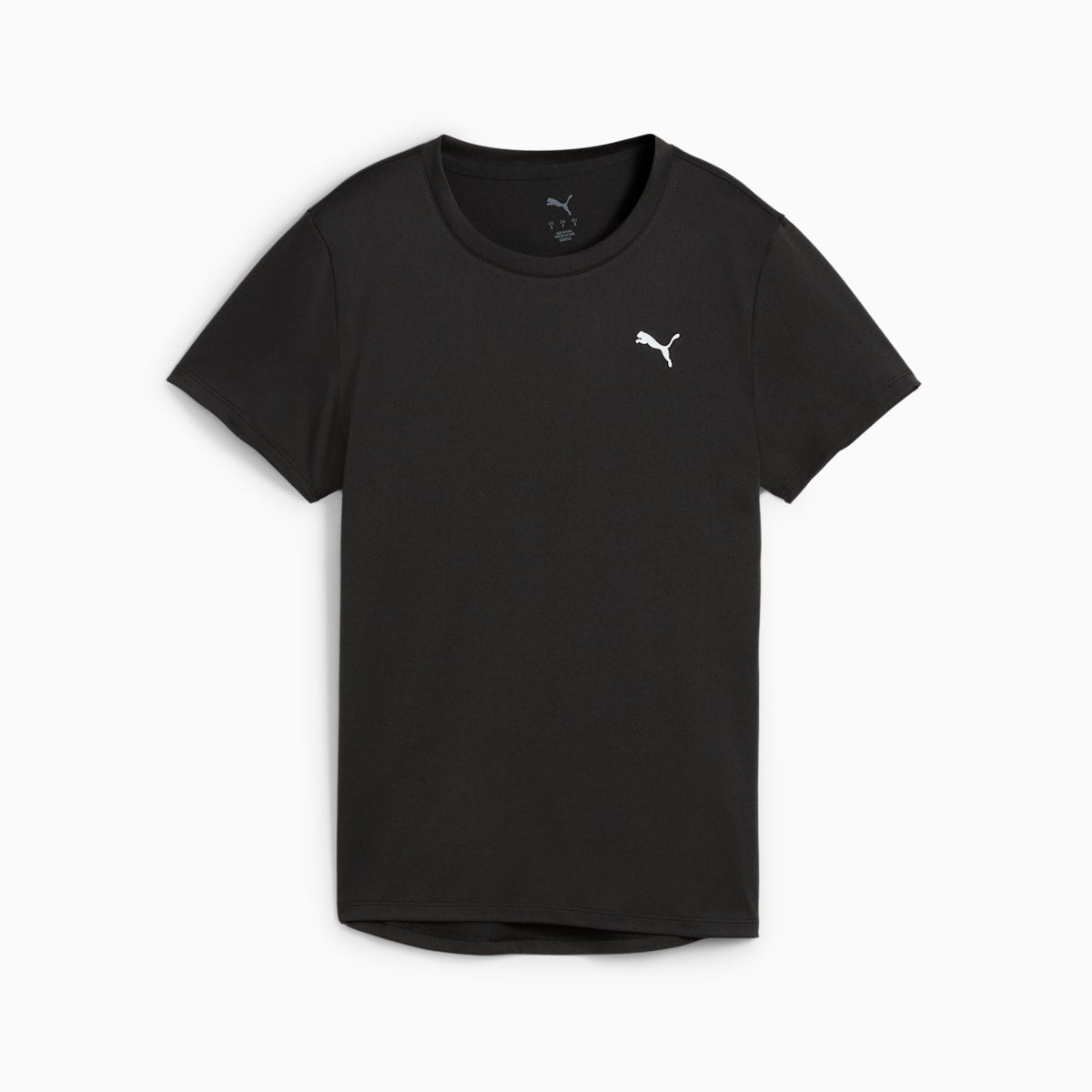 Train All Day Essentials Crew Tee Women - PUMA Black - front on white background