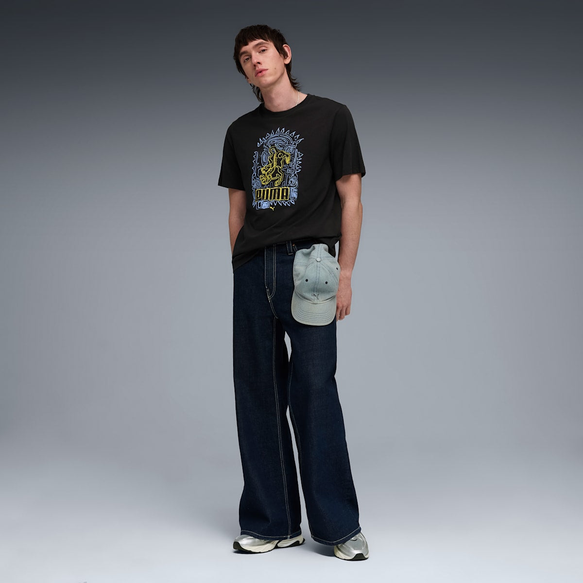 Graphic Hand-Drawn Tee Men - PUMA Black image 3