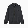 FUTURE.PUMA.ARCHIVE Relaxed Washed Twill T7 Track Jacket - PUMA Black - front on white background