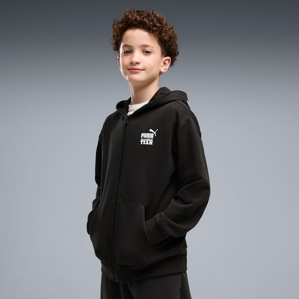 PUMA Kids Clothing HOODIE - PUMA Black - on model