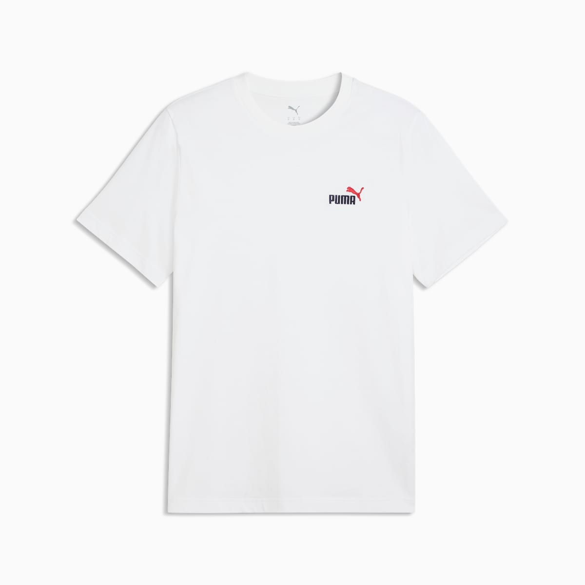 Essentials 2 Color Small No. 1 Logo Tee Men - PUMA White image 2