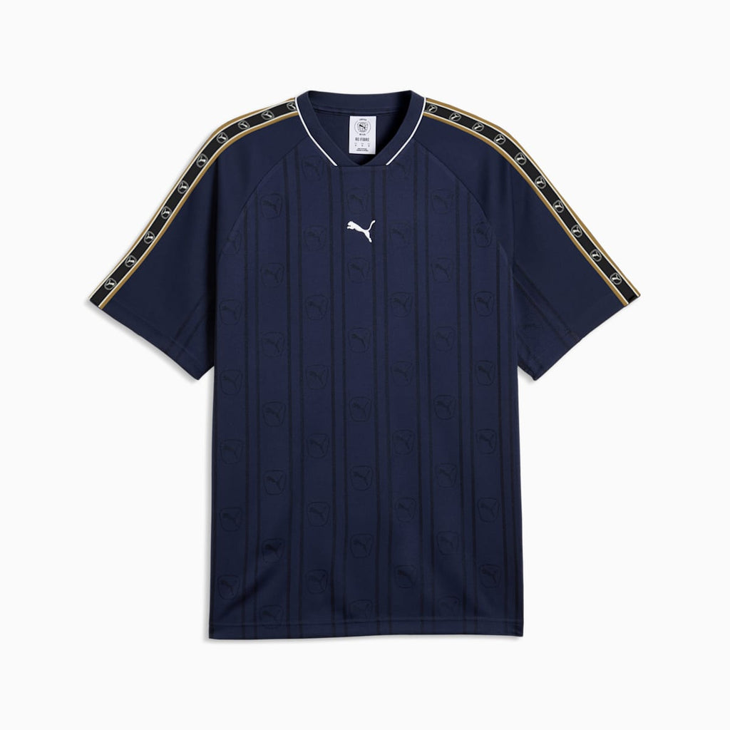 PUMA Class Relaxed Tee Men - PUMA Navy - front on white background