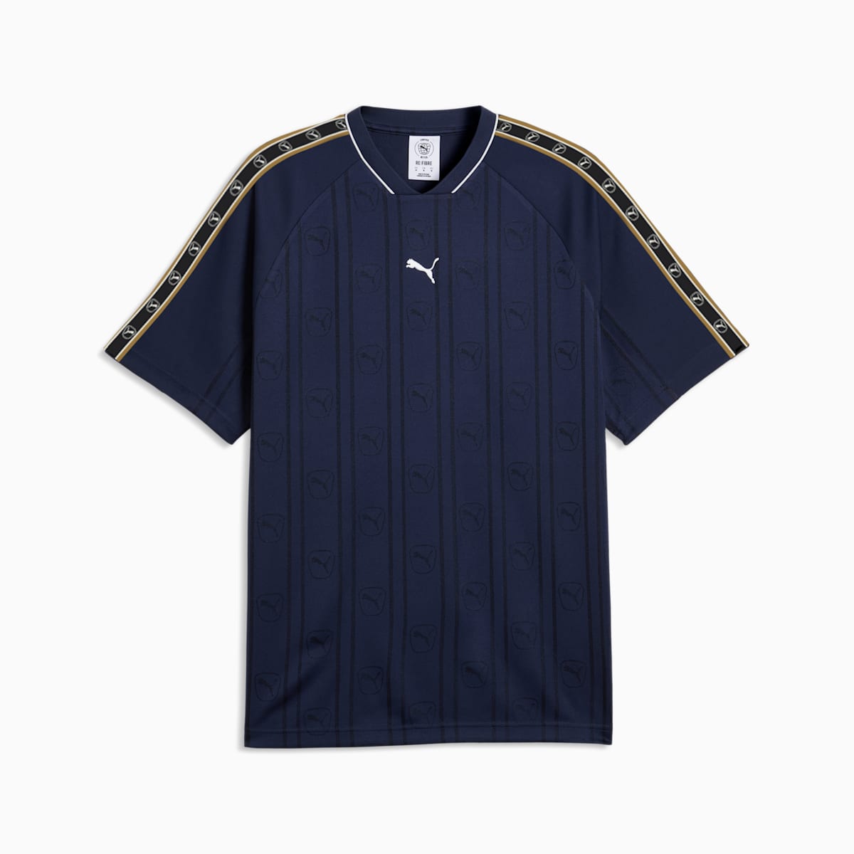 PUMA Class Relaxed Tee Men - PUMA Navy - front on white background