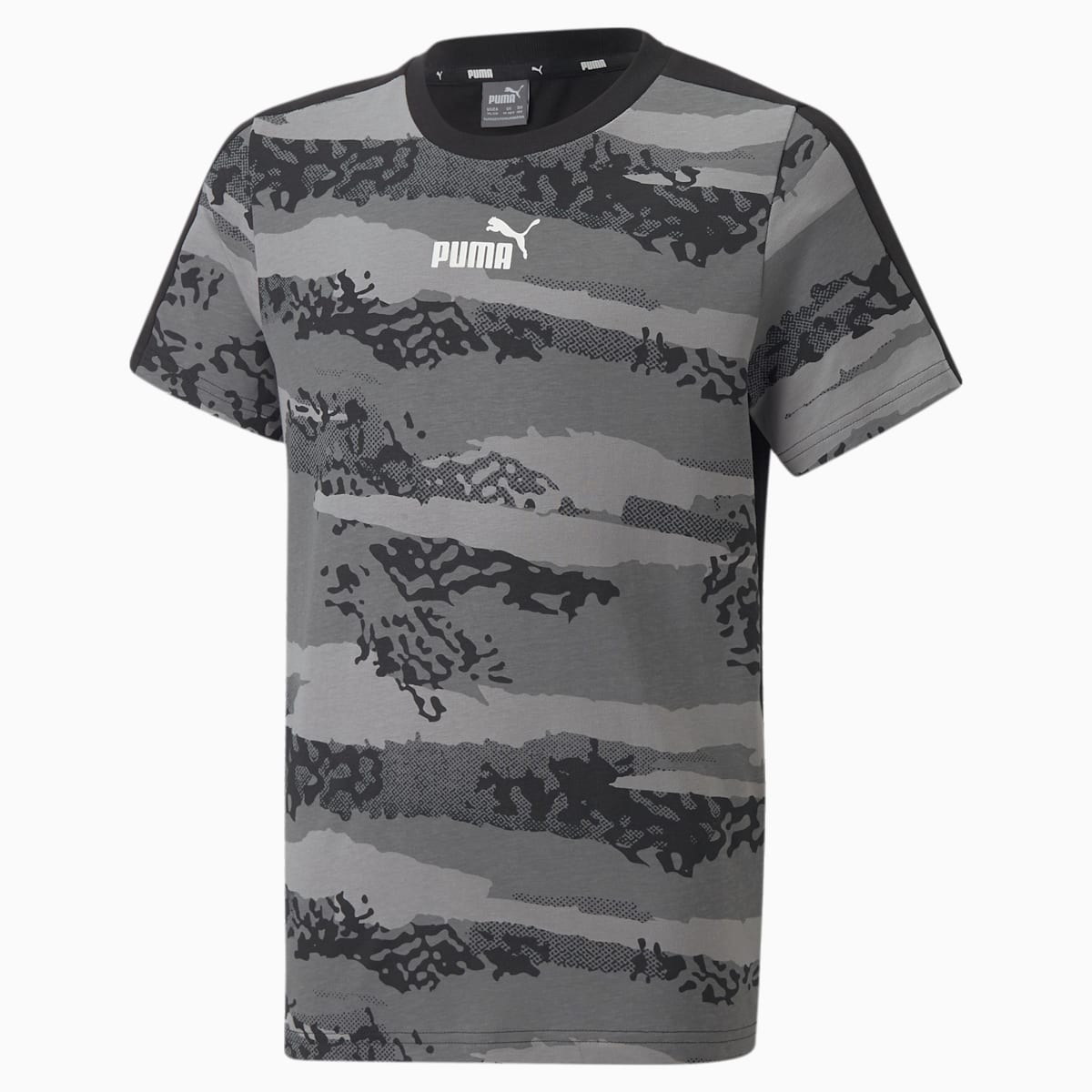 Alpha AOP Tee B Puma Black front view