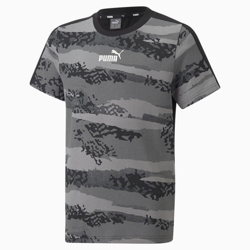Alpha AOP Tee B Puma Black front view