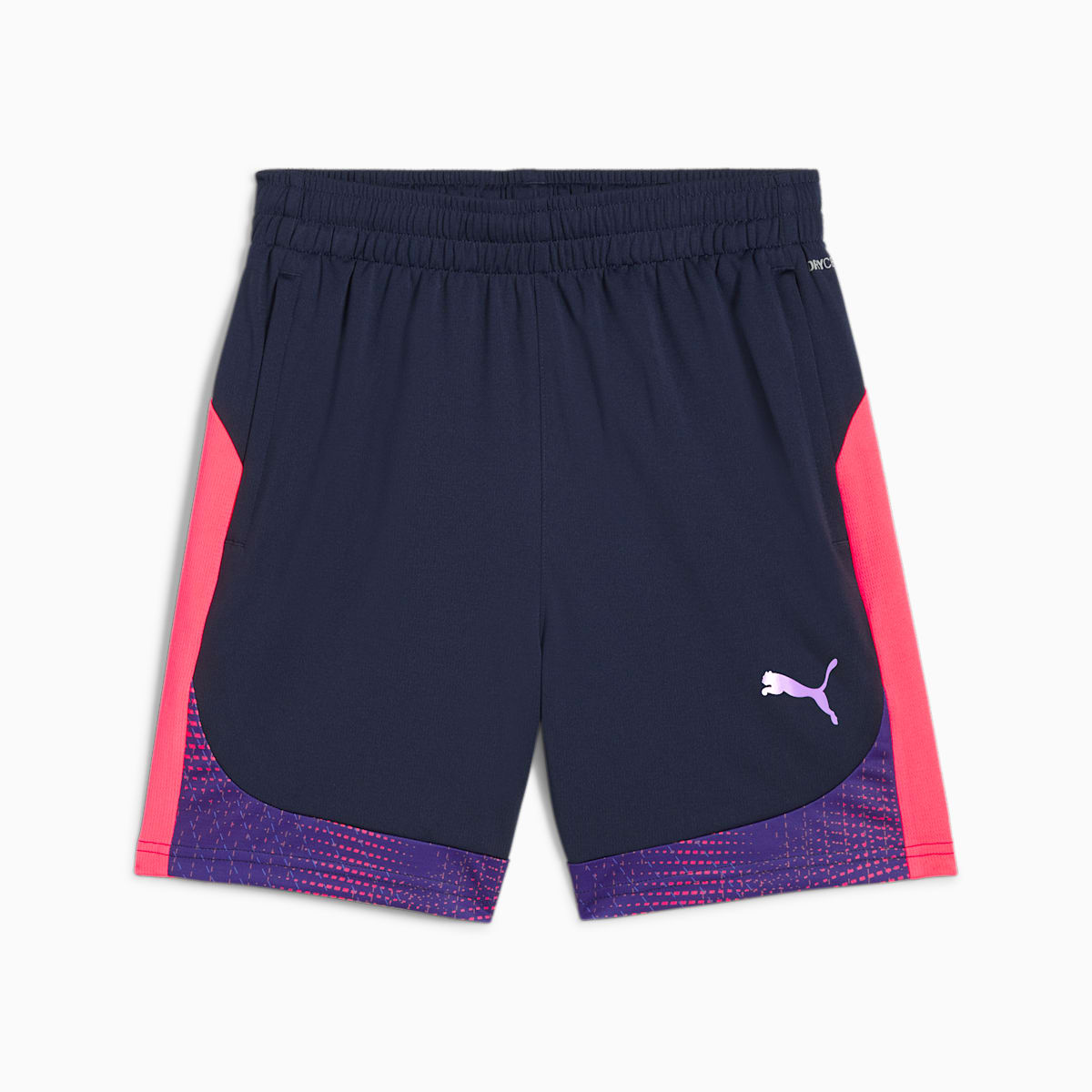individualFINAL Shorts Jr Club Navy-Blue front view