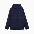 PUMA Class Relaxed Pinnacle Half-Zip Hoodie Men - PUMA Navy - front on white background