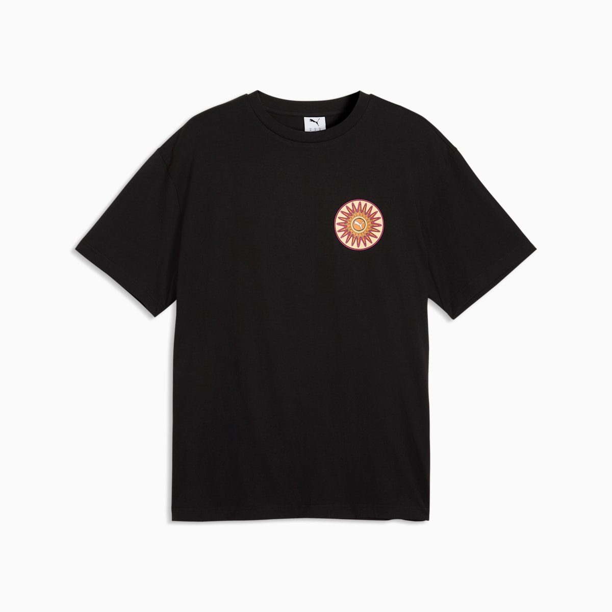PUMA Men's T-Shirt - PUMA Black - front on white background