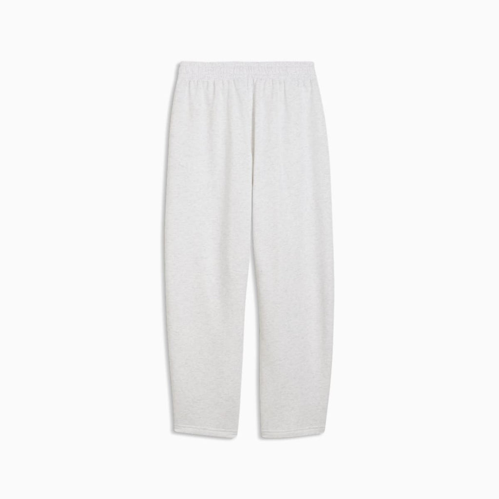 MID 90s Relaxed Barrel Sweatpants Youth - White Glow Heather - back on white background