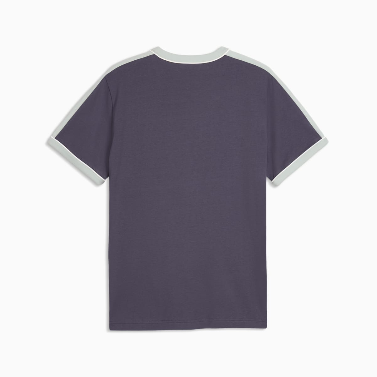 T7 Love Of The Cat Ringer Tee Men - Inky Depths-Créme De Mint - back on white background