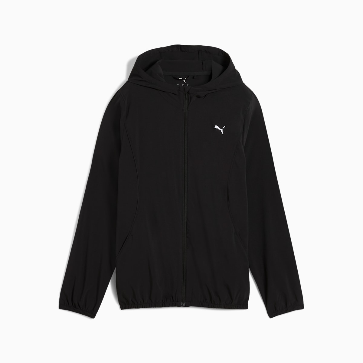 RUN VELOCITY Woven Jacket Women - PUMA Black front view
