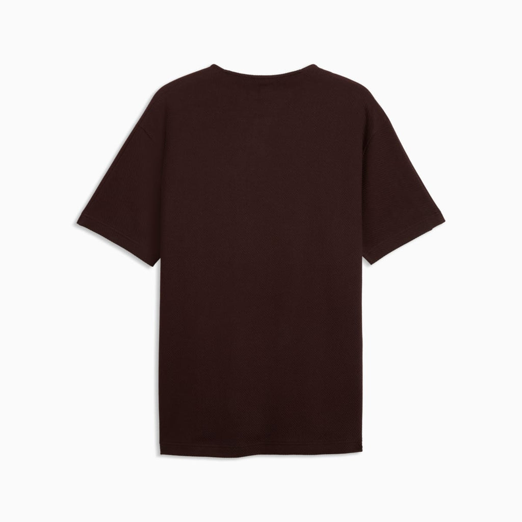 PUMA Class Relaxed Polo Men - Chocolate Fondue - back on white background