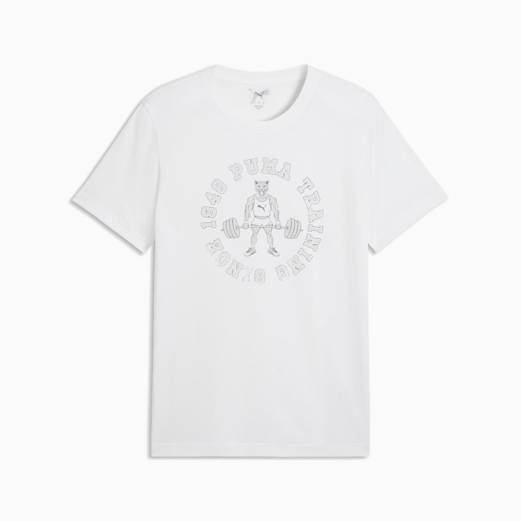 Graphics Training Tee Men - PUMA White front view