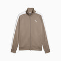 T7 Men's Track Jacket - Mouse Gray - front on white background