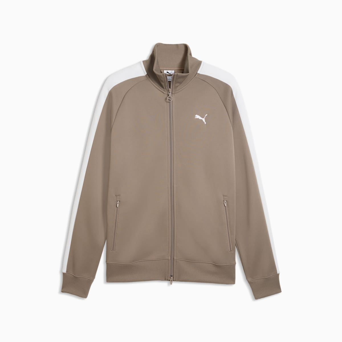 T7 Men's Track Jacket - Mouse Gray - front on white background