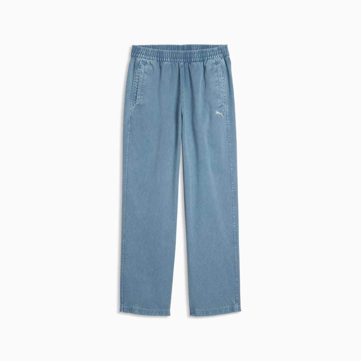 FUTURE.PUMA.ARCHIVE Relaxed Washed Twill Track Pants Unisex - Cool Blue - front on white background