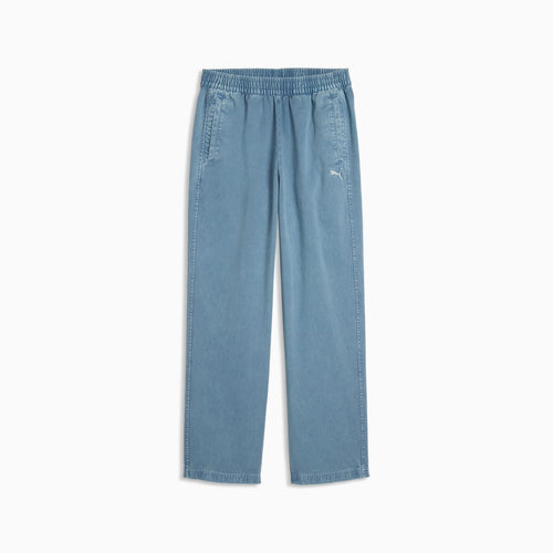 FUTURE.PUMA.ARCHIVE Relaxed Washed Twill Track Pants Unisex - Cool Blue - front on white background
