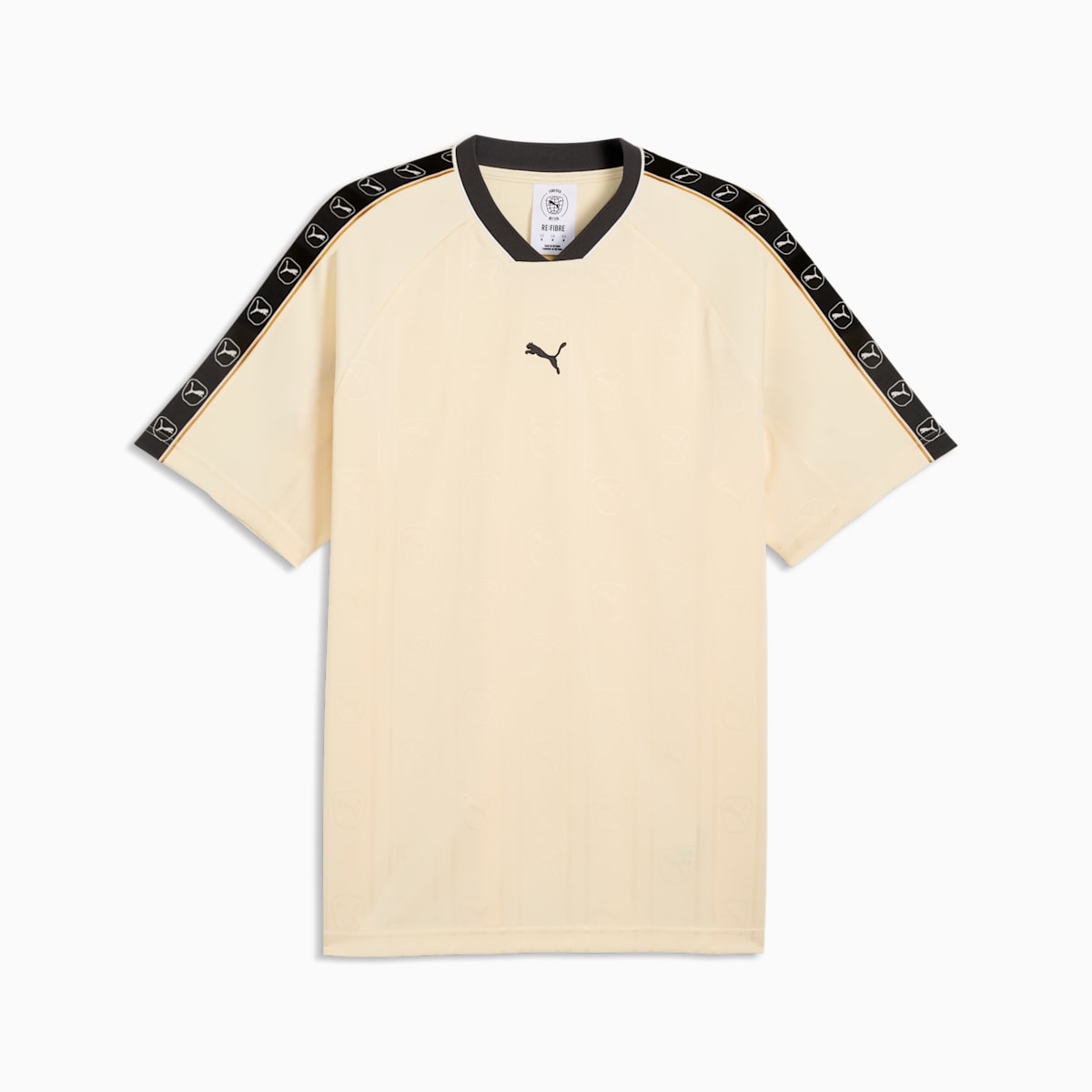 PUMA Class Relaxed Tee Men - Buttercream - front on white background