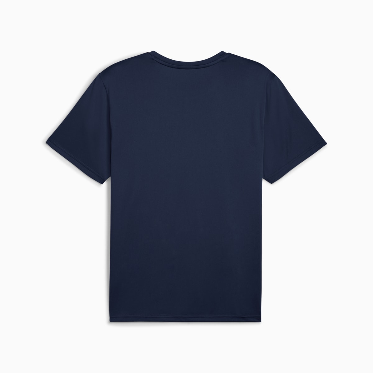 TAD ESSENTIALS Solid Cat Tee Men - PUMA Navy-PUMA White - back on white background
