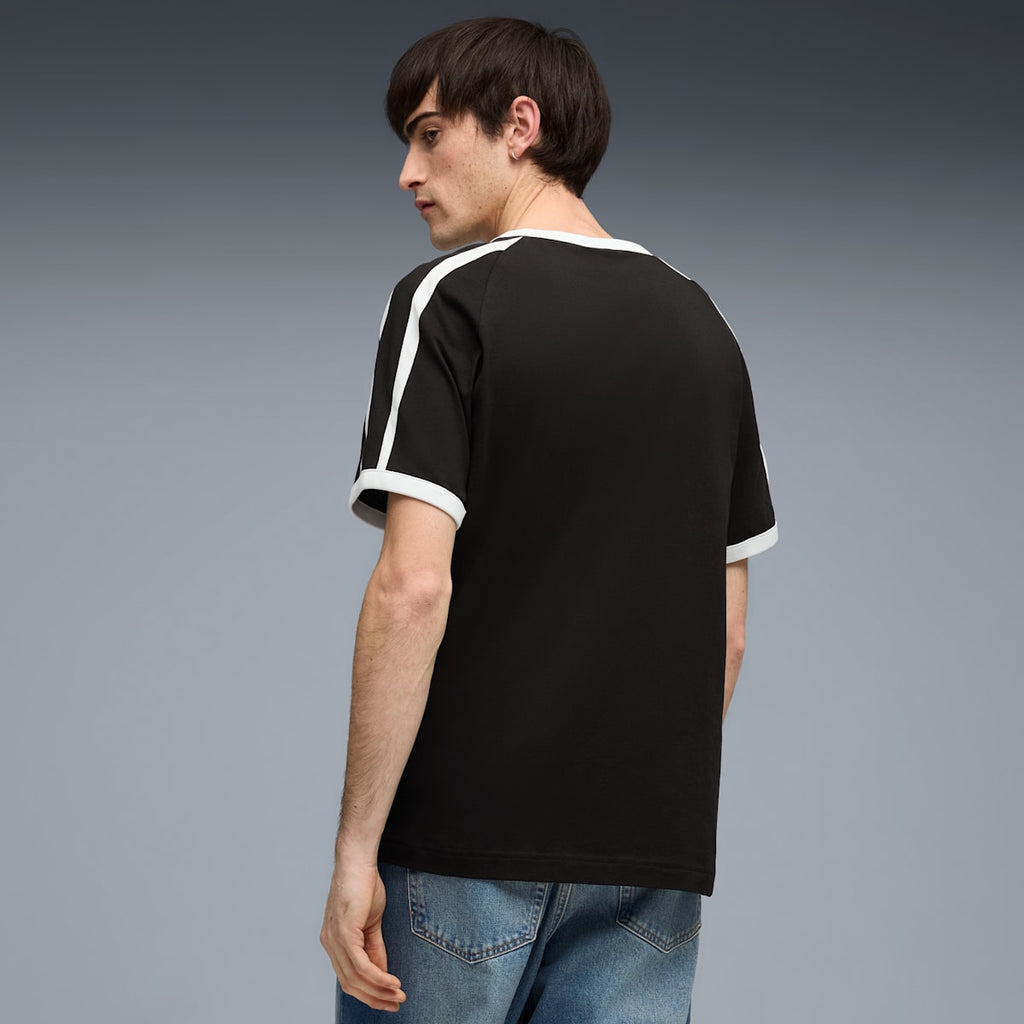 T7 Big Cat Ringer Tee Men - PUMA Black image 5
